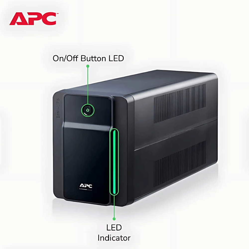 เครื่องสำรองไฟฟ้า APC 950VA 520 วัตต์ รุ่น BX950MI-MS EASY UPS 4 ช่อง ป้องกัน ไฟตก ไฟเกิน